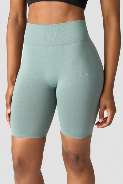 Define Seamless Biker Shorts Wmn Fog Grey - undefined