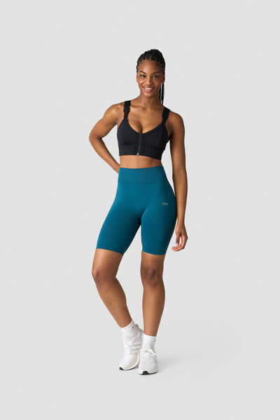 Define Seamless Biker Shorts Wmn Teal Blue - undefined