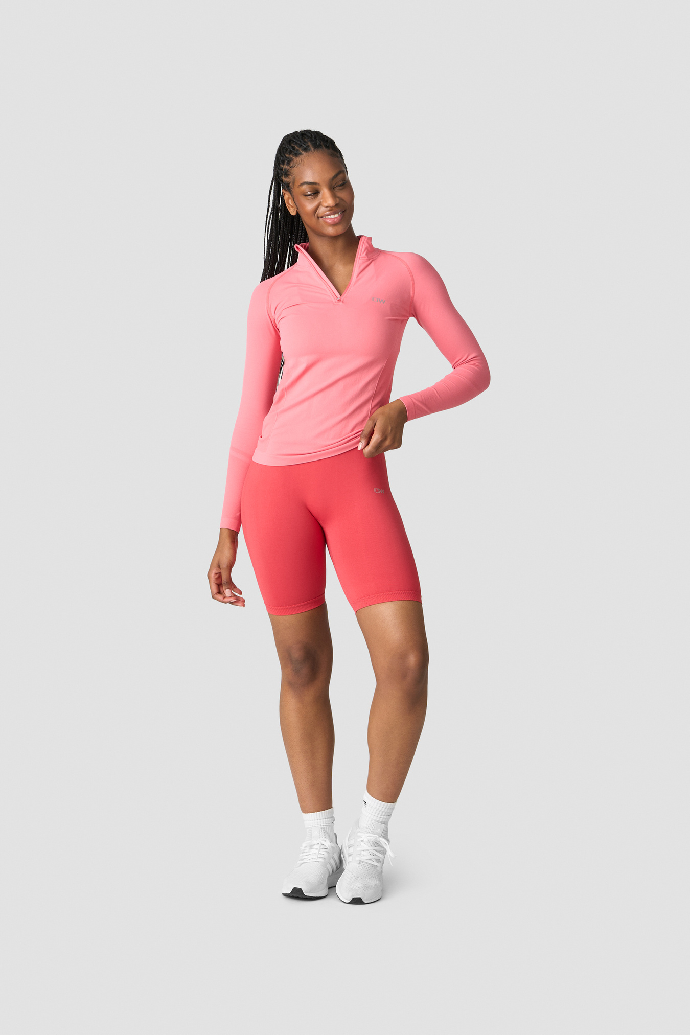 Define Seamless Biker Shorts Wmn Raspberry - image 2