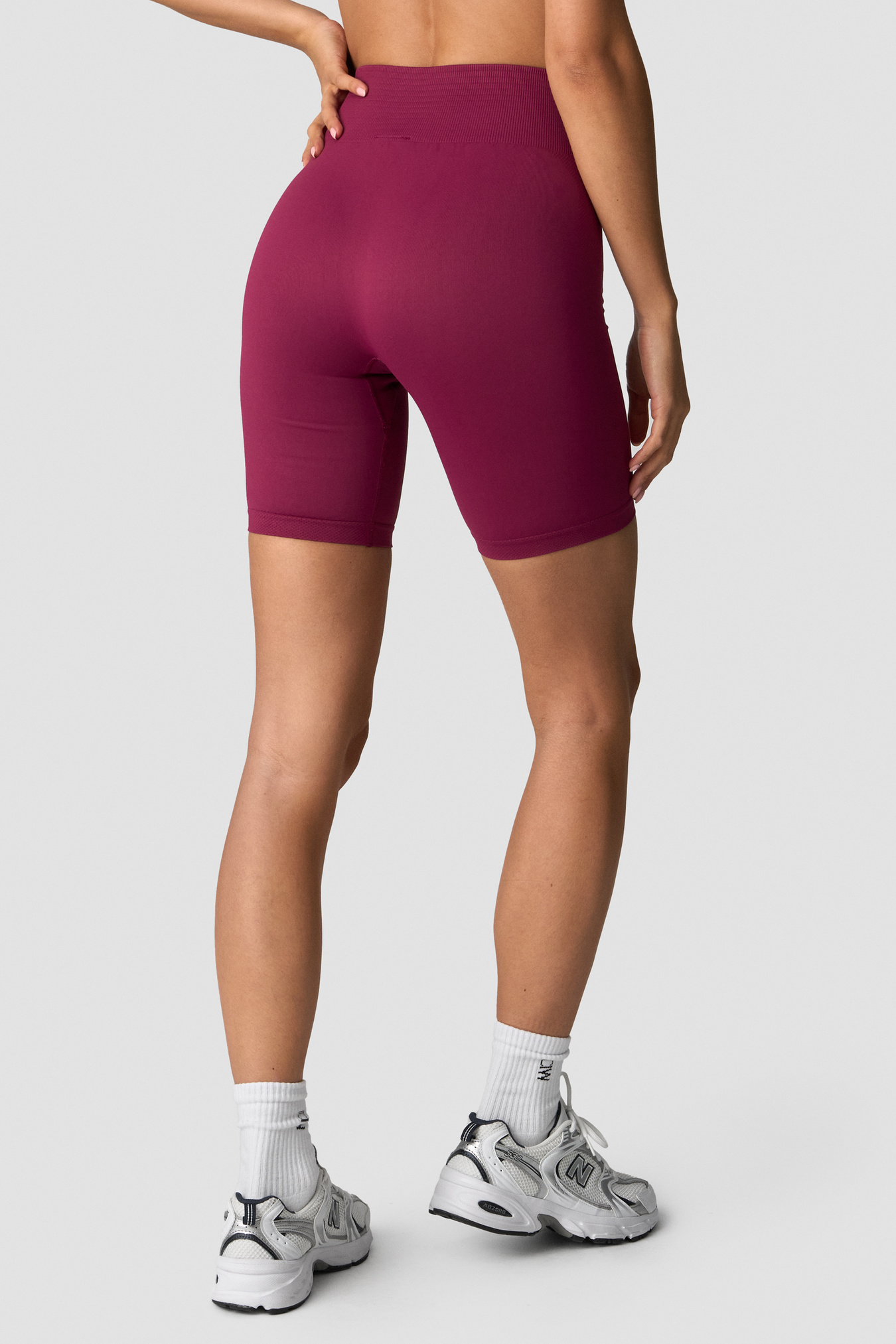 Define Seamless Biker Shorts Wmn Magenta Rose - image 3