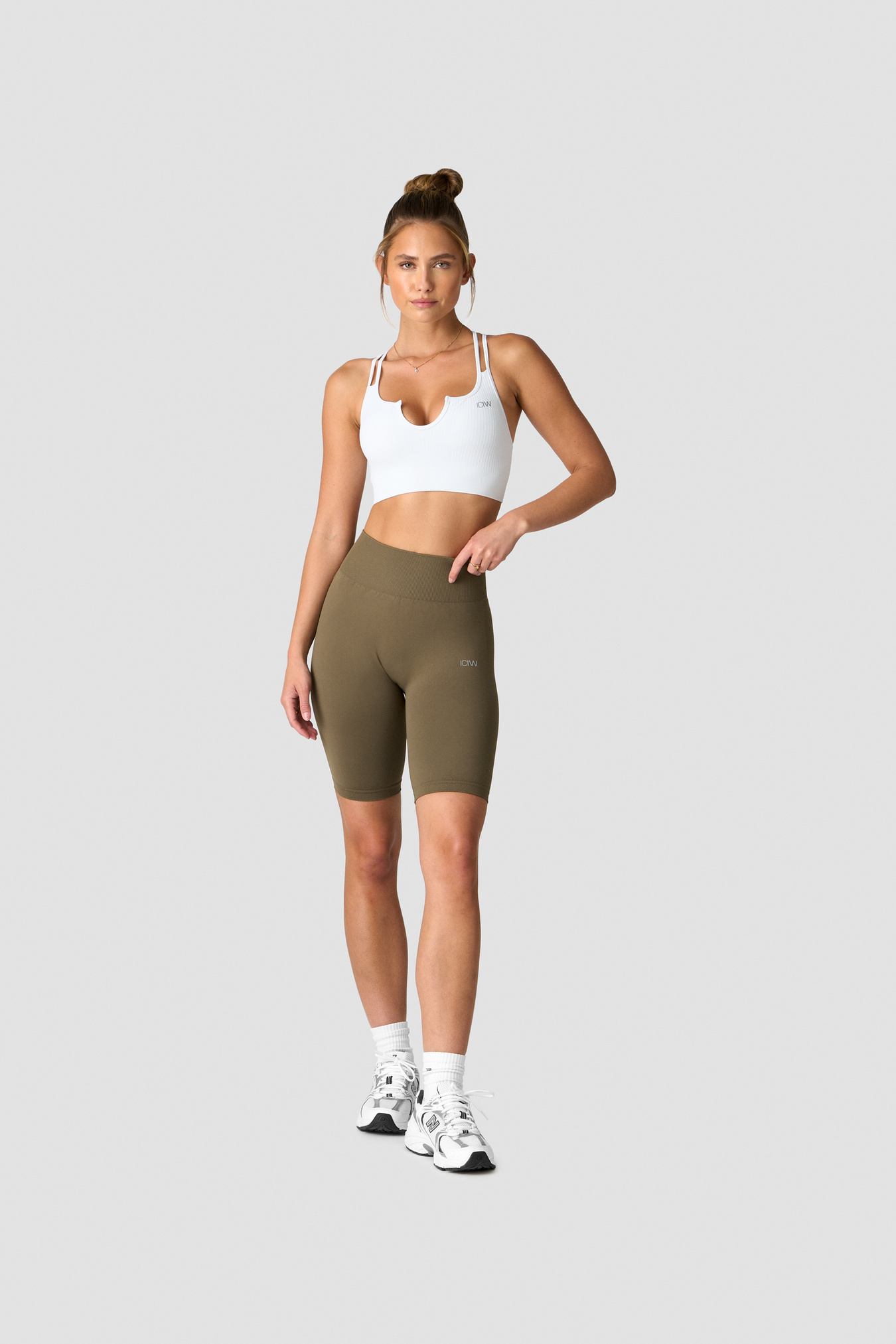 Define Seamless Biker Shorts Wmn Dark Sand - image 4