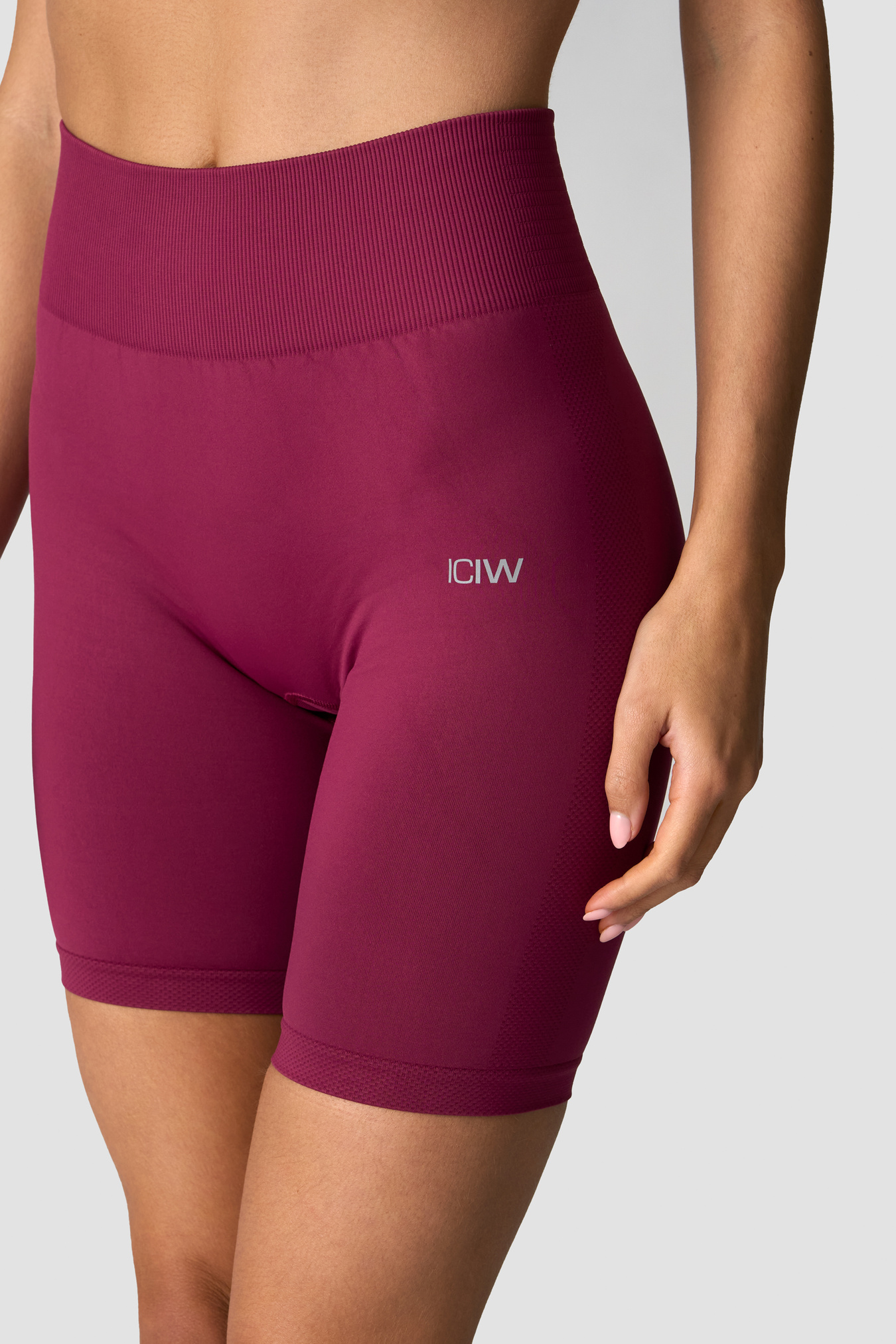 Define Seamless Biker Shorts Wmn Magenta Rose - image 2