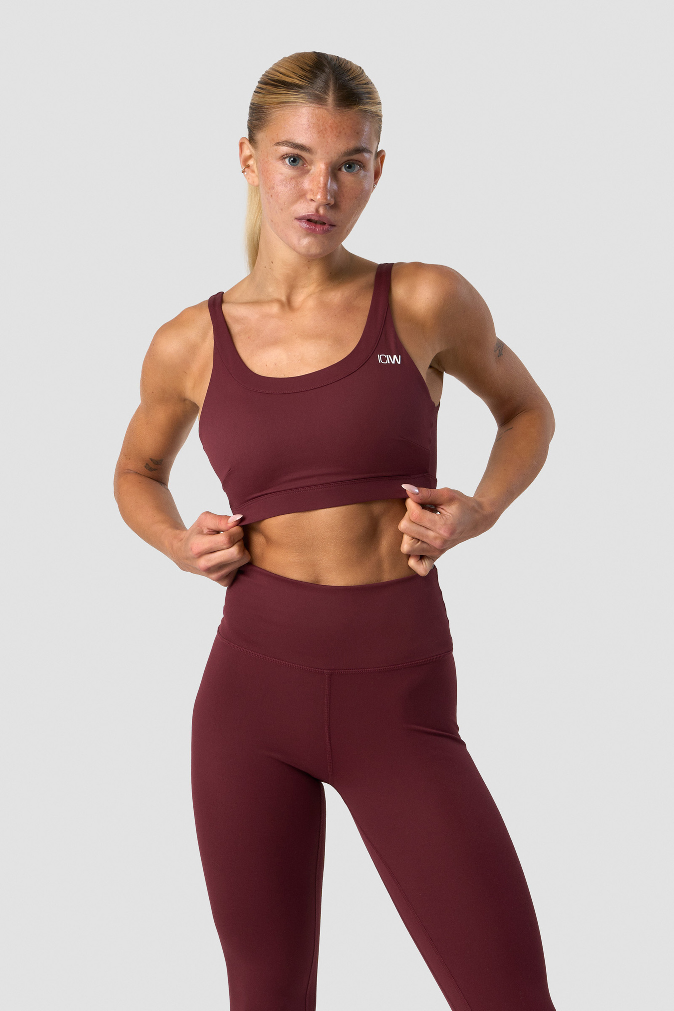 Nimble Sports Bra Burgundy - image 1