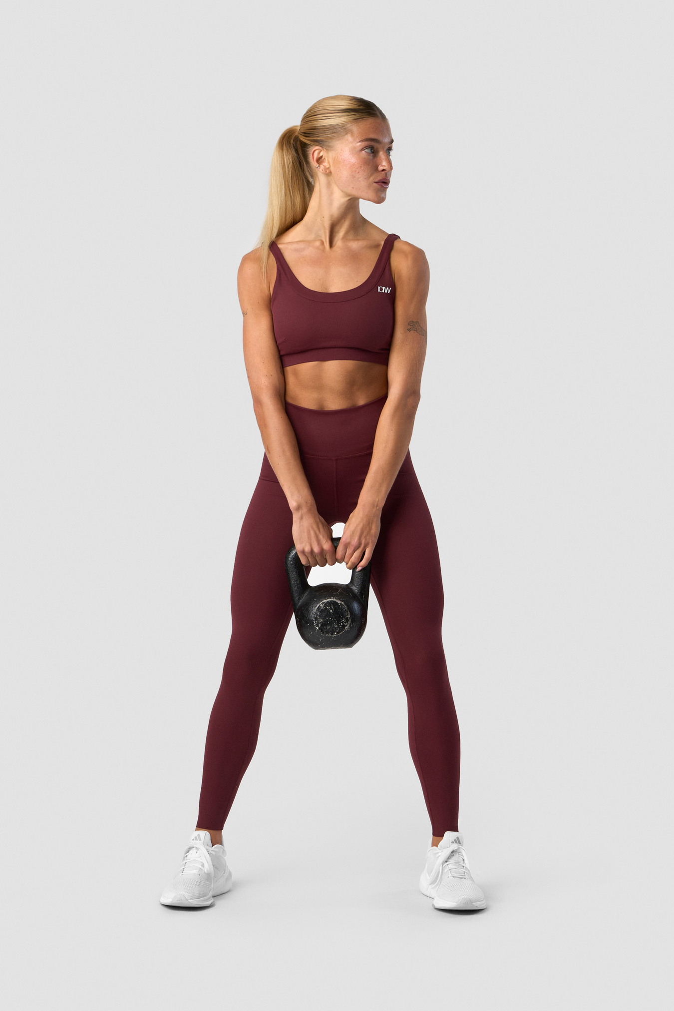 Nimble Sports Bra Burgundy - image 4