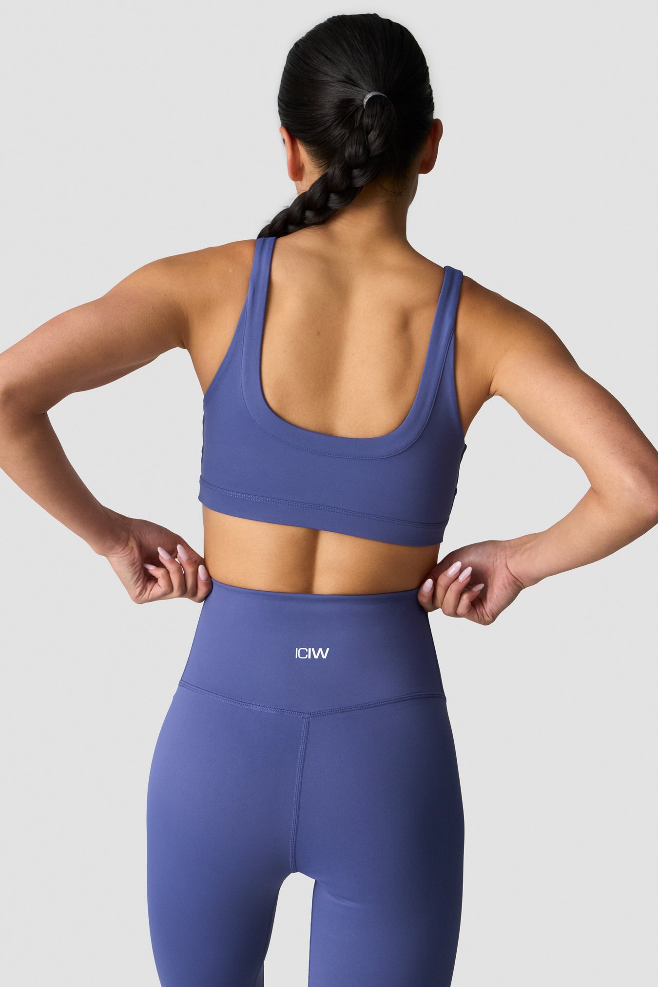 Nimble Sports Bra Dark Slate Blue - image 2