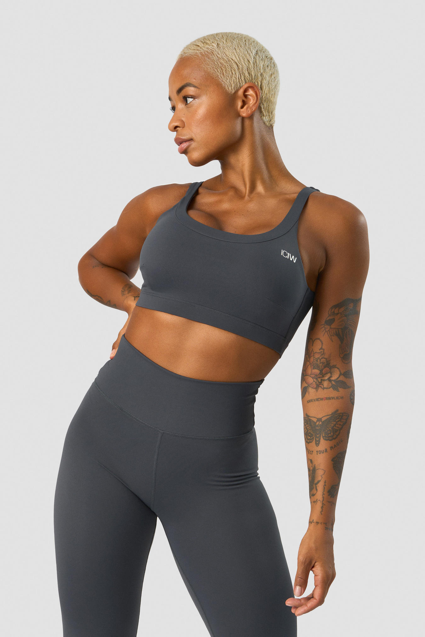 Nimble Sports Bra Anthracite - image 2