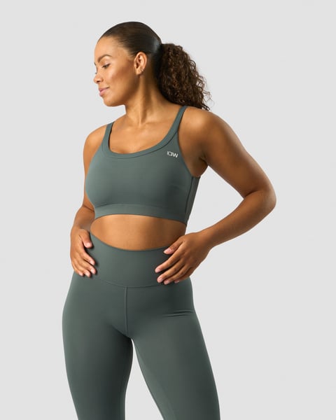 Nimble Sports Bra Elm Green - undefined