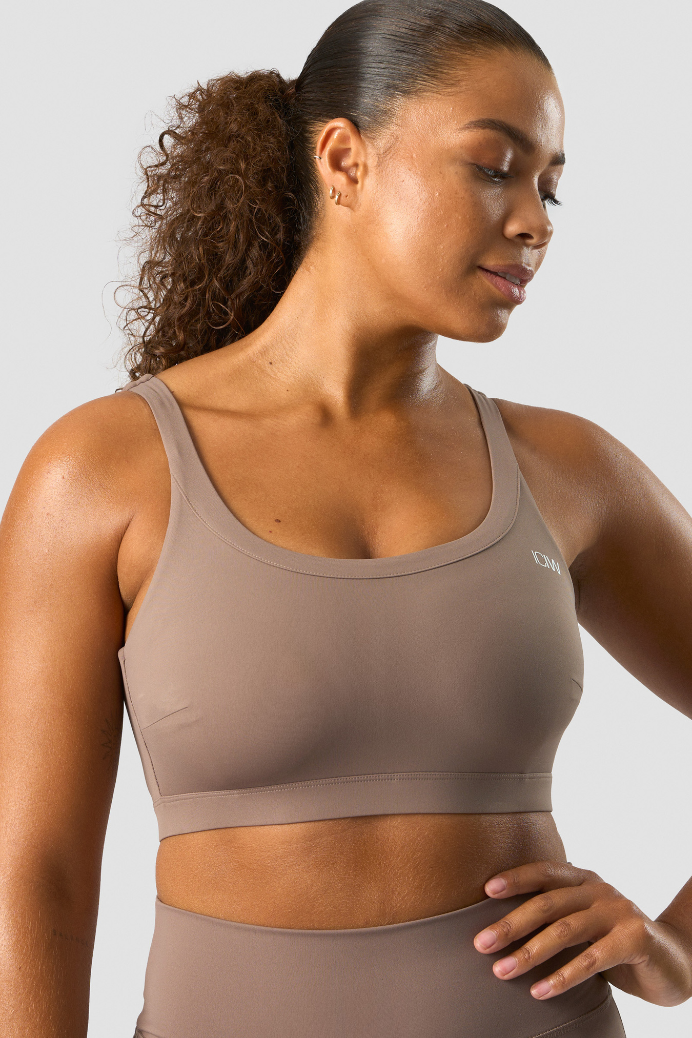 Nimble Sports Bra Dusty Brown - image 2