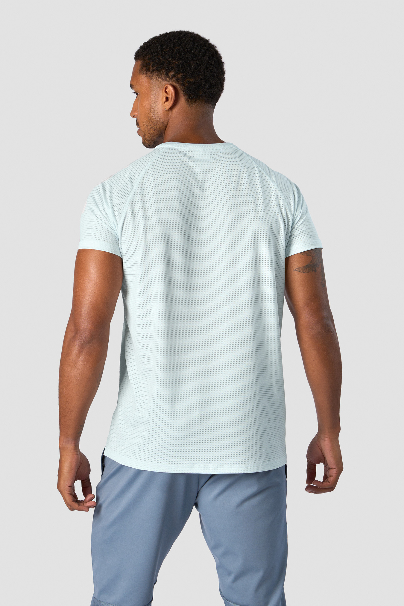 Training Mesh T-shirt Men Ice Blue - image 2
