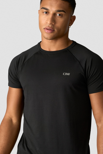 Training Mesh T-shirt Men Black - undefined