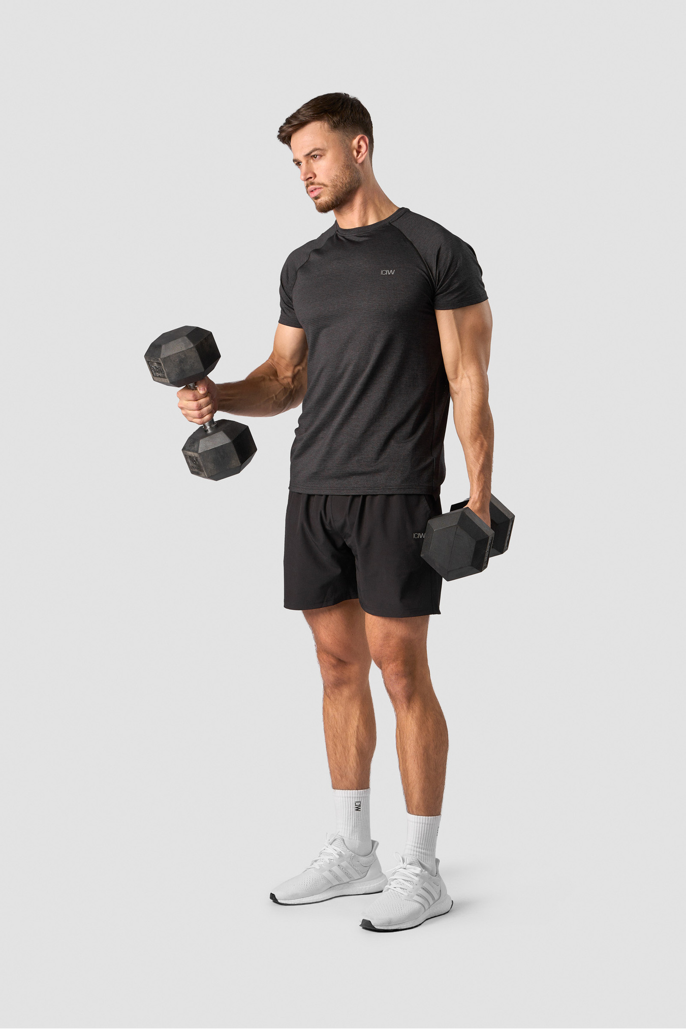 Training Mesh T-shirt Men Dark Grey - image 4