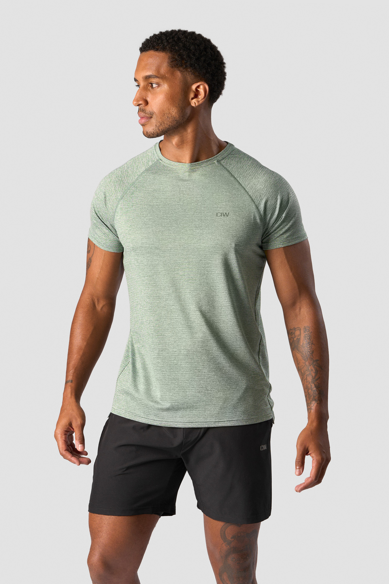 Training Mesh T-shirt Men Racing Green - image 1