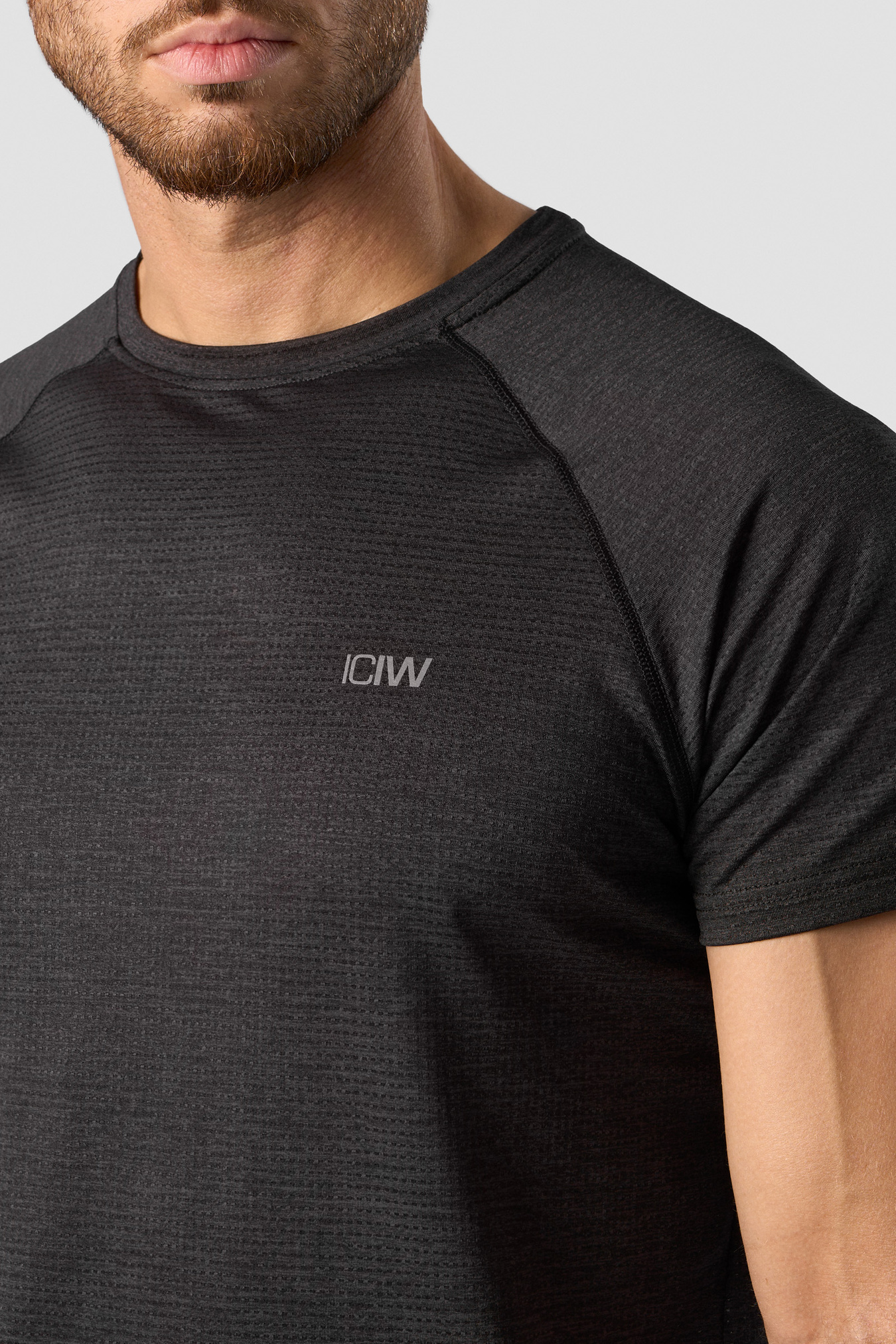 Training Mesh T-shirt Men Dark Grey - image 3
