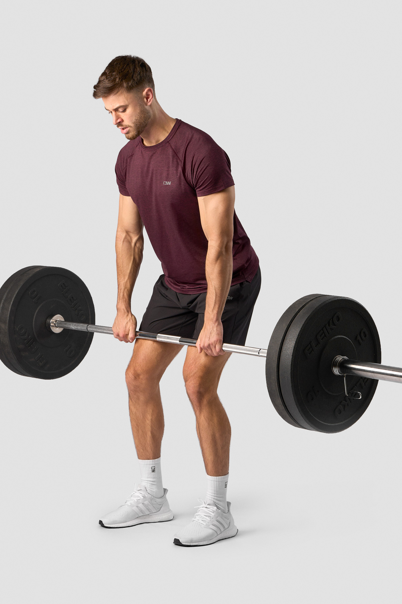 Training Mesh T-shirt Men Burgundy - image 4