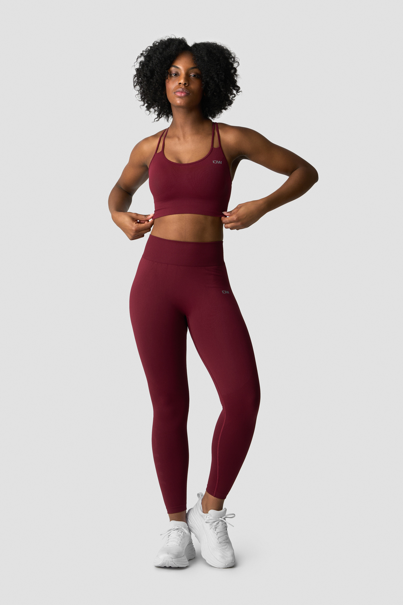 Define Seamless Sports Bra Burgundy - image 4