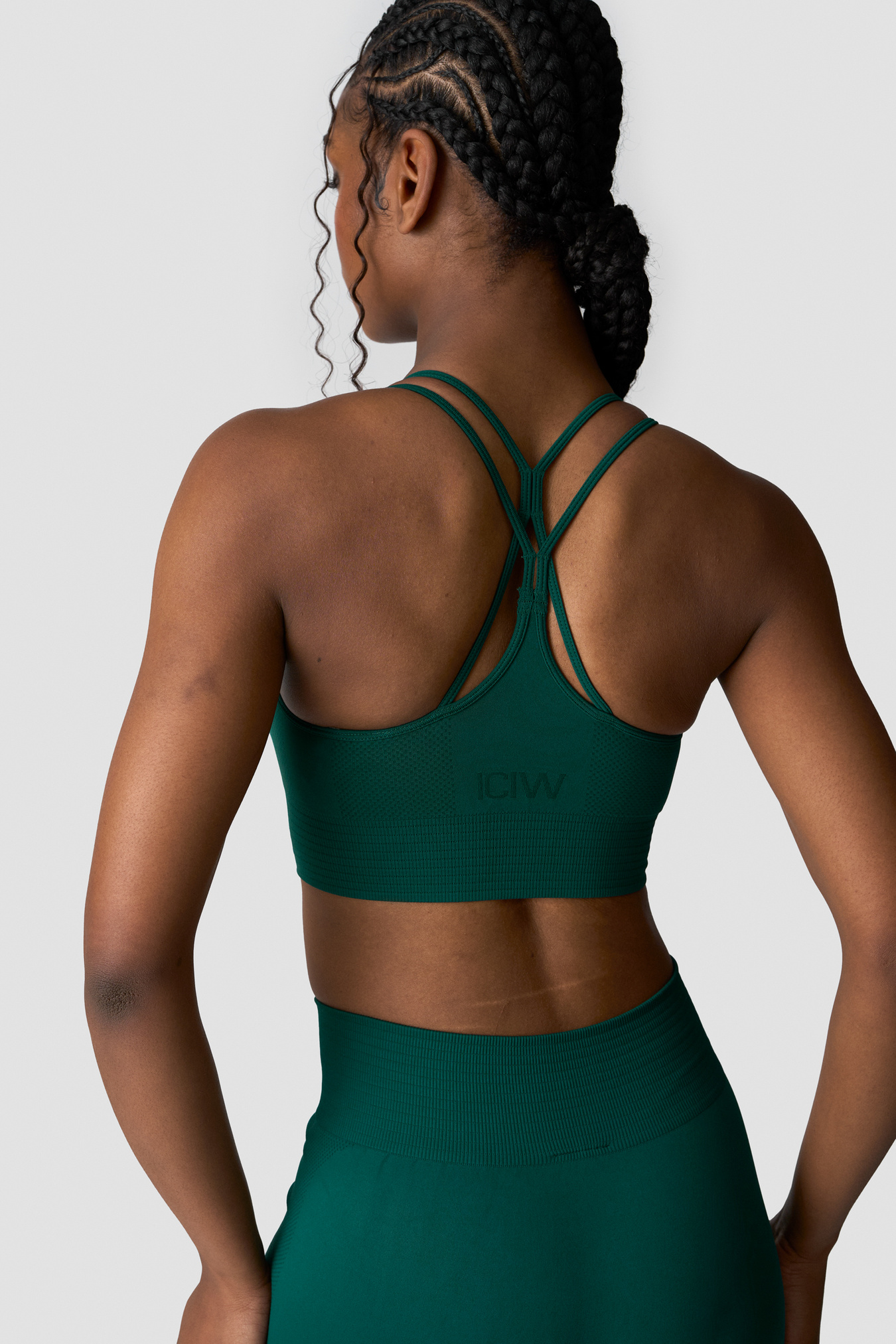 Define Seamless Sports Bra Dark Green - image 2