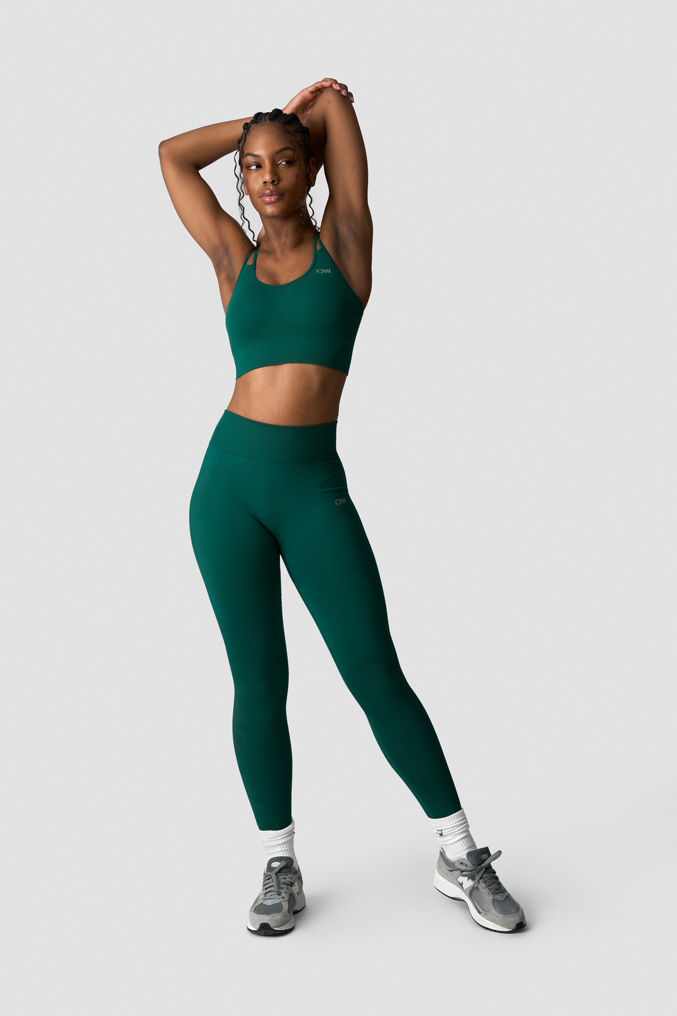 Define Seamless Sports Bra Dark Green - image 4