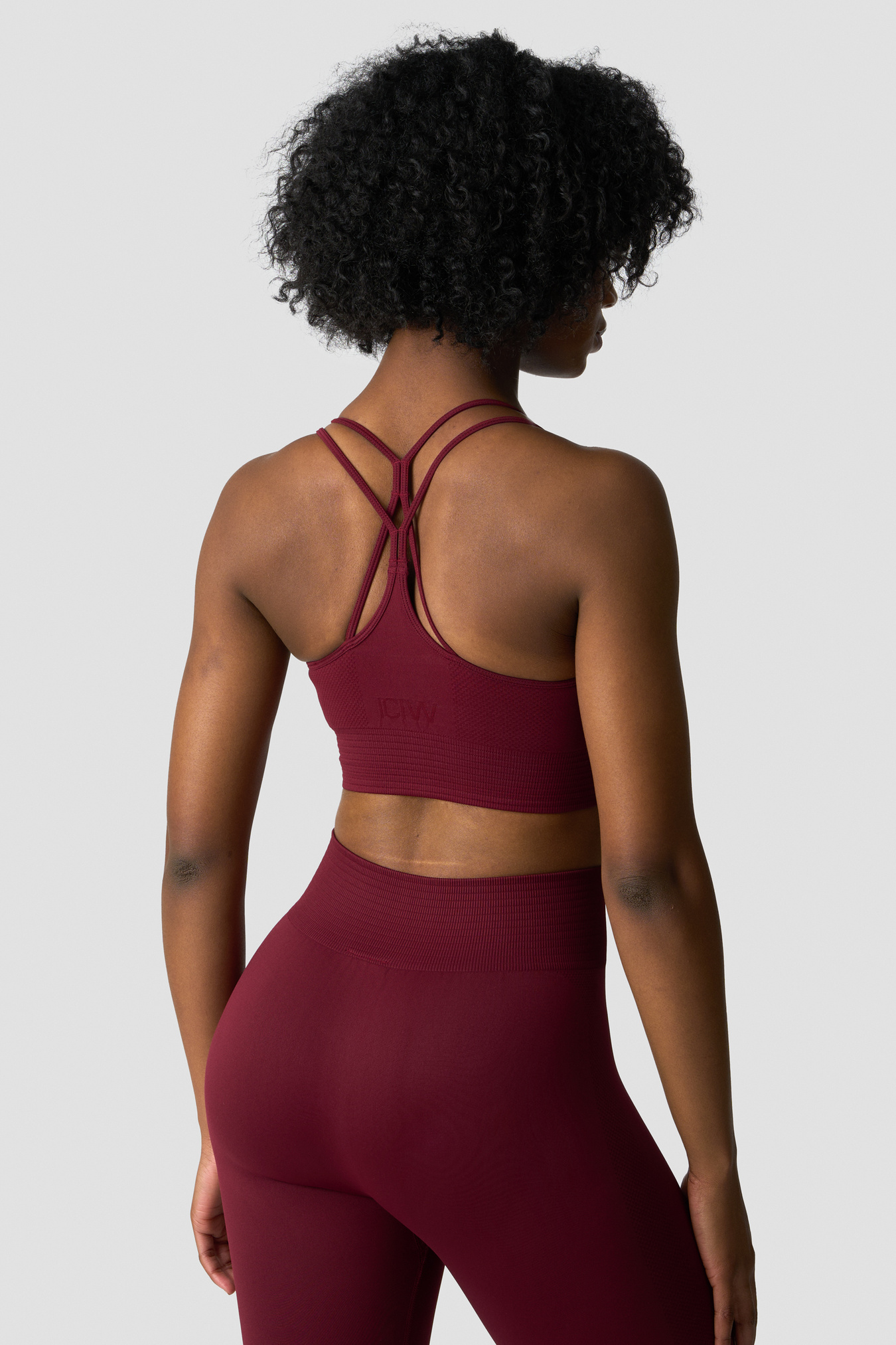 Define Seamless Sports Bra Burgundy - image 3