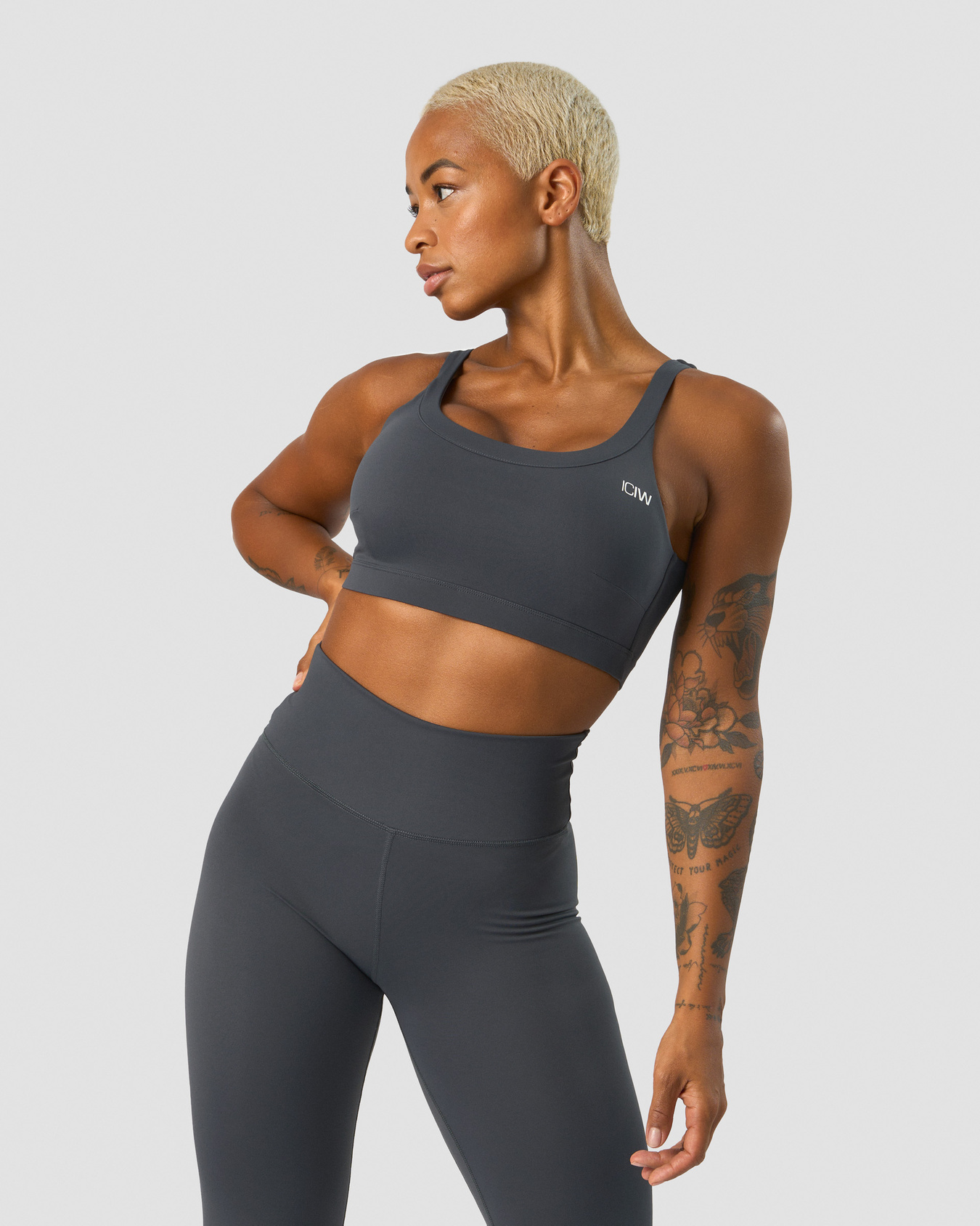 Nimble Sports Bra Anthracite - image 3