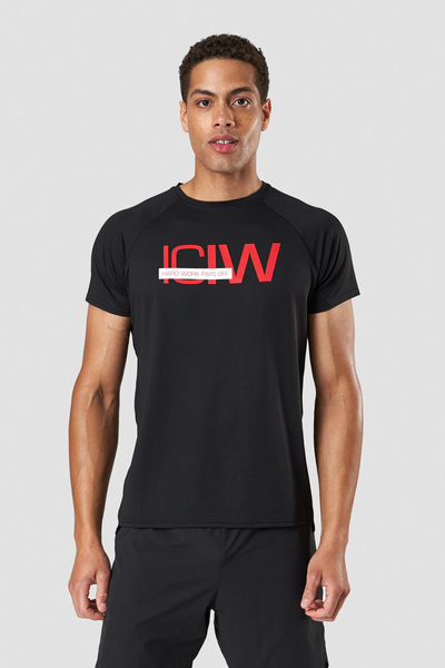 Training Mesh T-shirt Black Men - undefined
