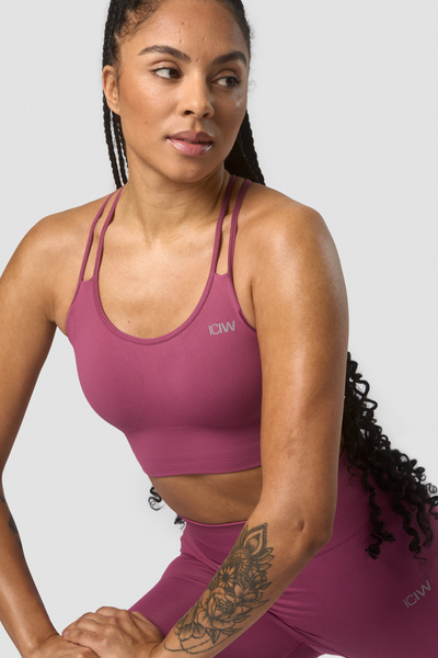 Define Seamless Sports Bra Grape - undefined