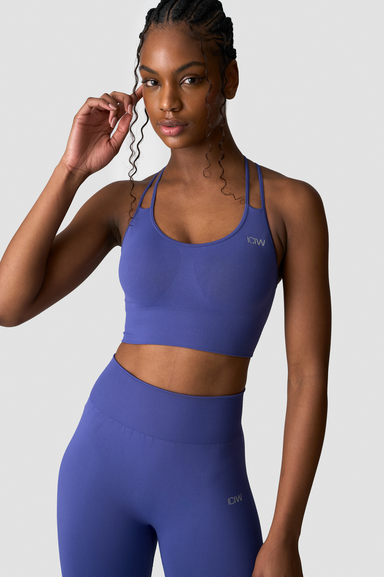 Define Seamless Sports Bra Dark Slate Blue - image 2