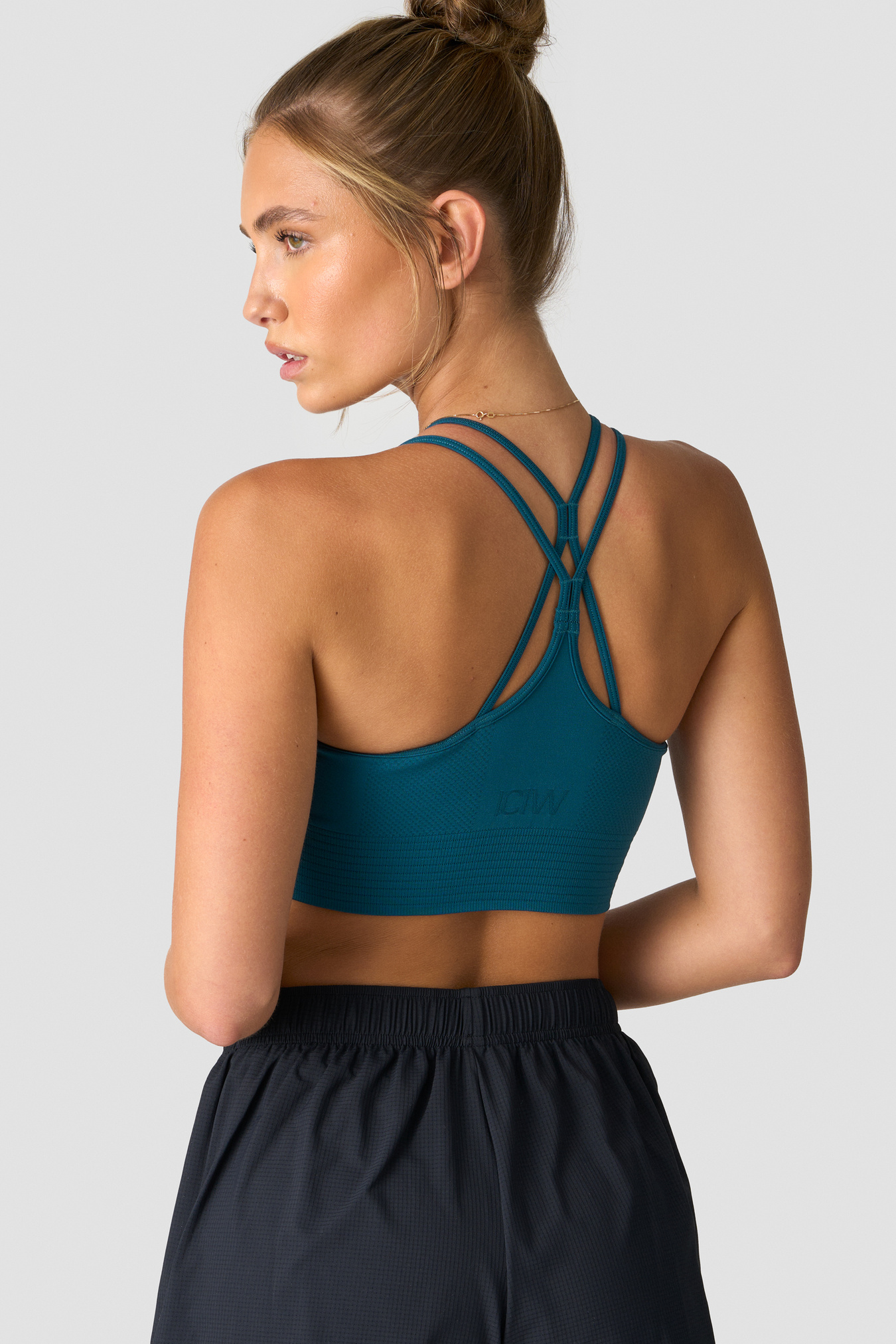 Define Seamless Sports Bra Teal Blue - image 4