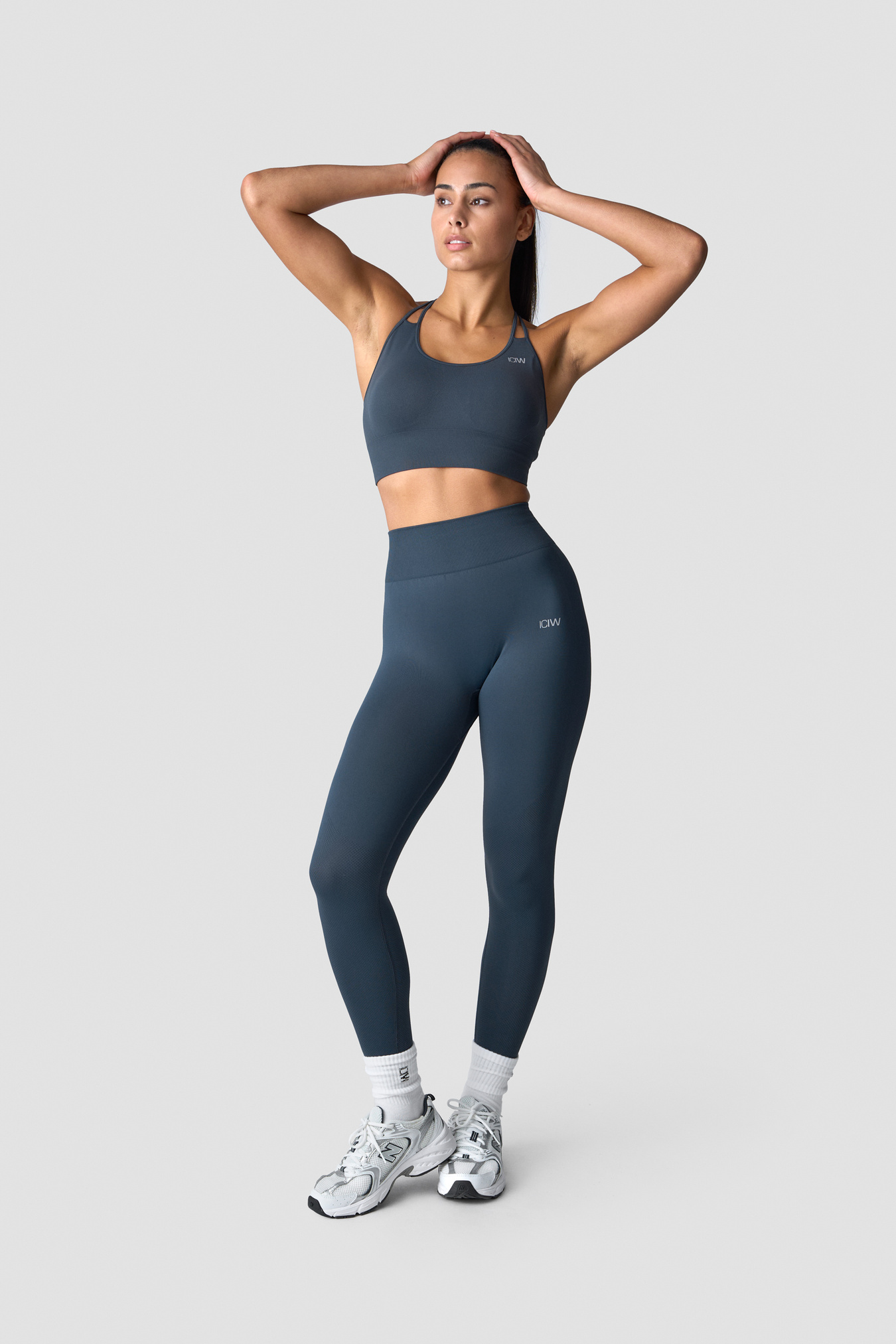 Define Seamless Sports Bra Smokey Blue - image 3