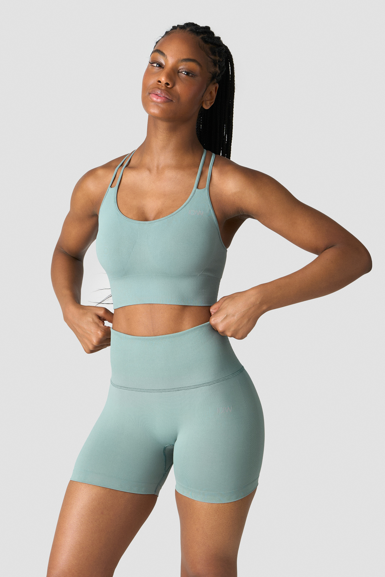 Define Seamless Sports Bra Fog Grey - image 3