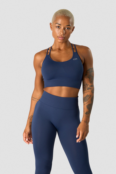 Define Seamless Sports Bra Navy - undefined