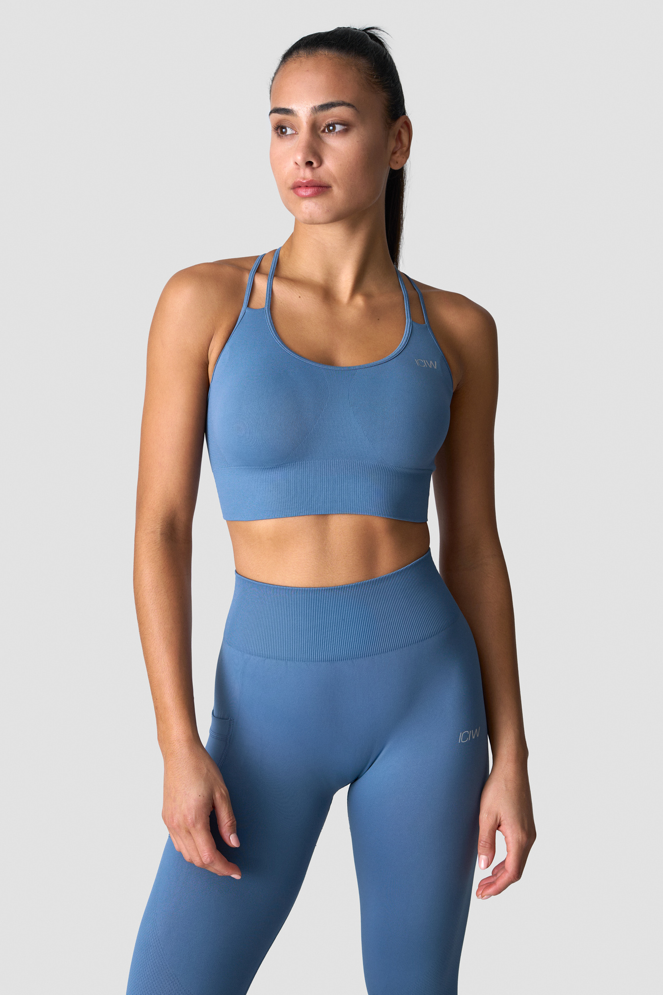 Define Seamless Sports Bra Dusty Steel Blue - image 3