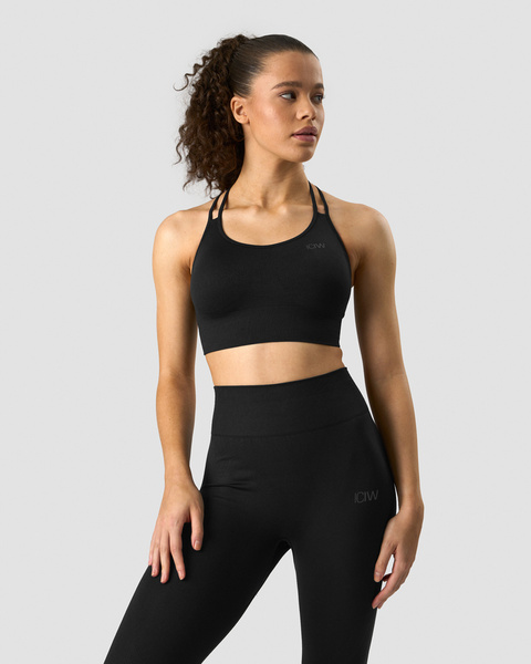 Define Seamless Sports Bra Black/Black - undefined