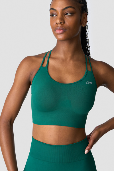 Define Seamless Sports Bra Deep Emerald - undefined