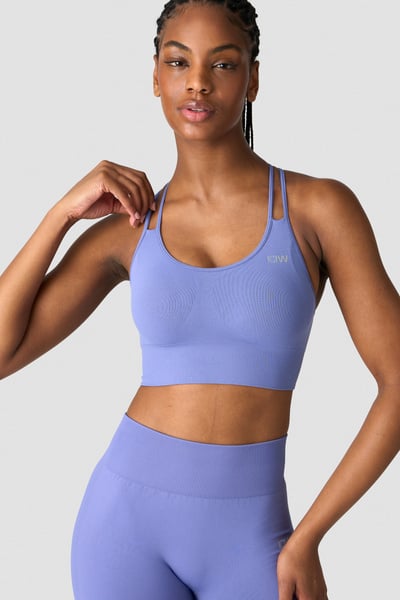Define Seamless Sports Bra Violet Blue - undefined