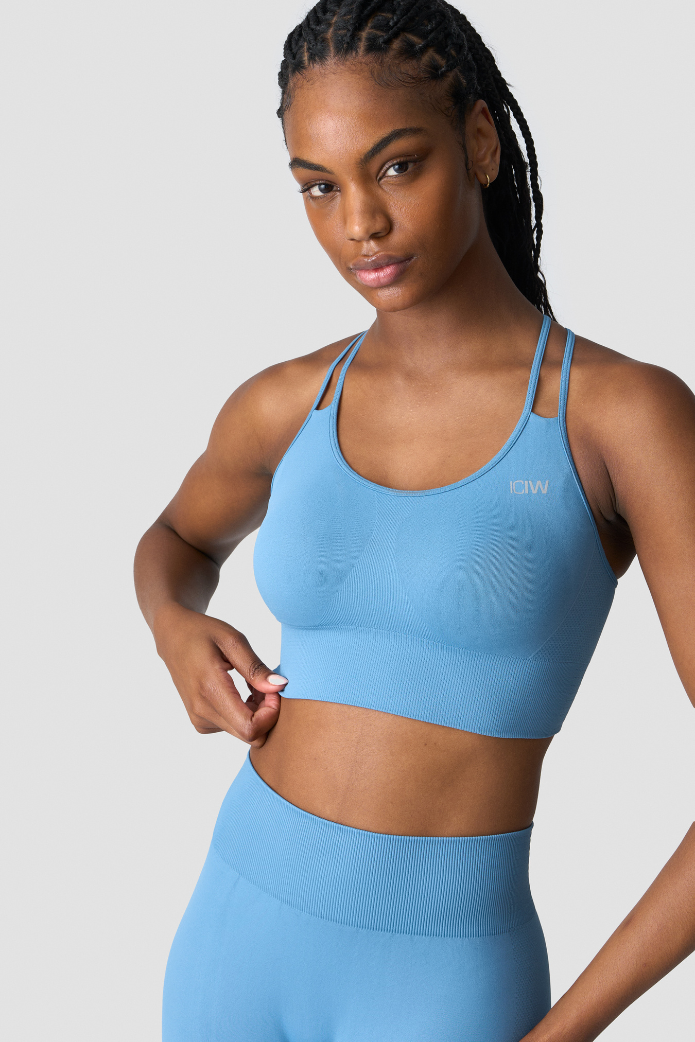 Define Seamless Sports Bra Light Teal - image 3