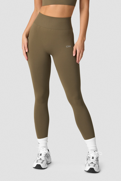 Define Seamless Tights Dark Sand