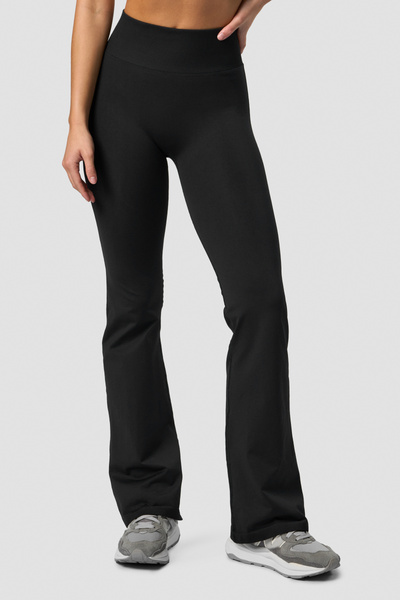 Define Seamless Flared Tights Black