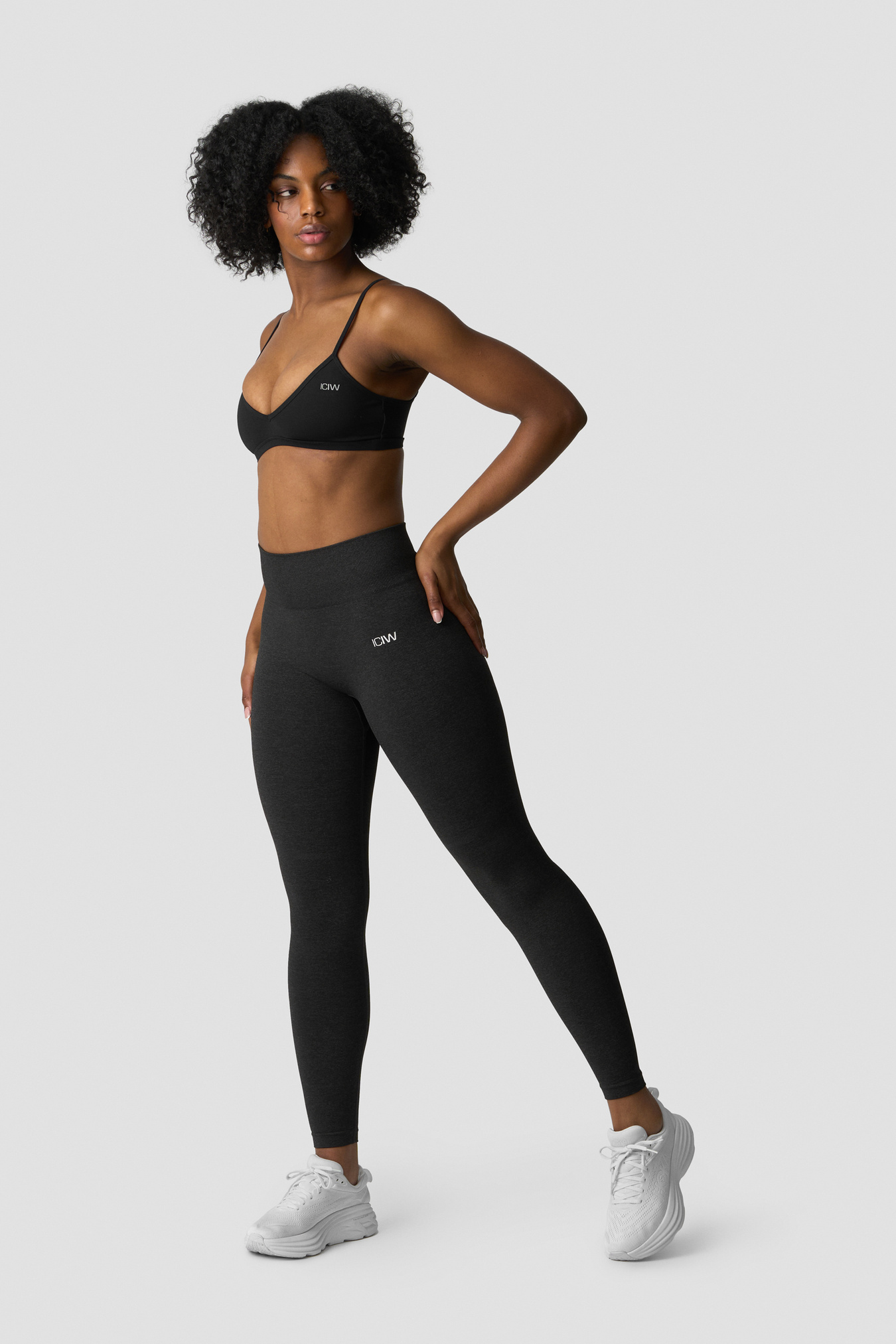Divine Seamless Tights Wmn Graphite Melange - image 5