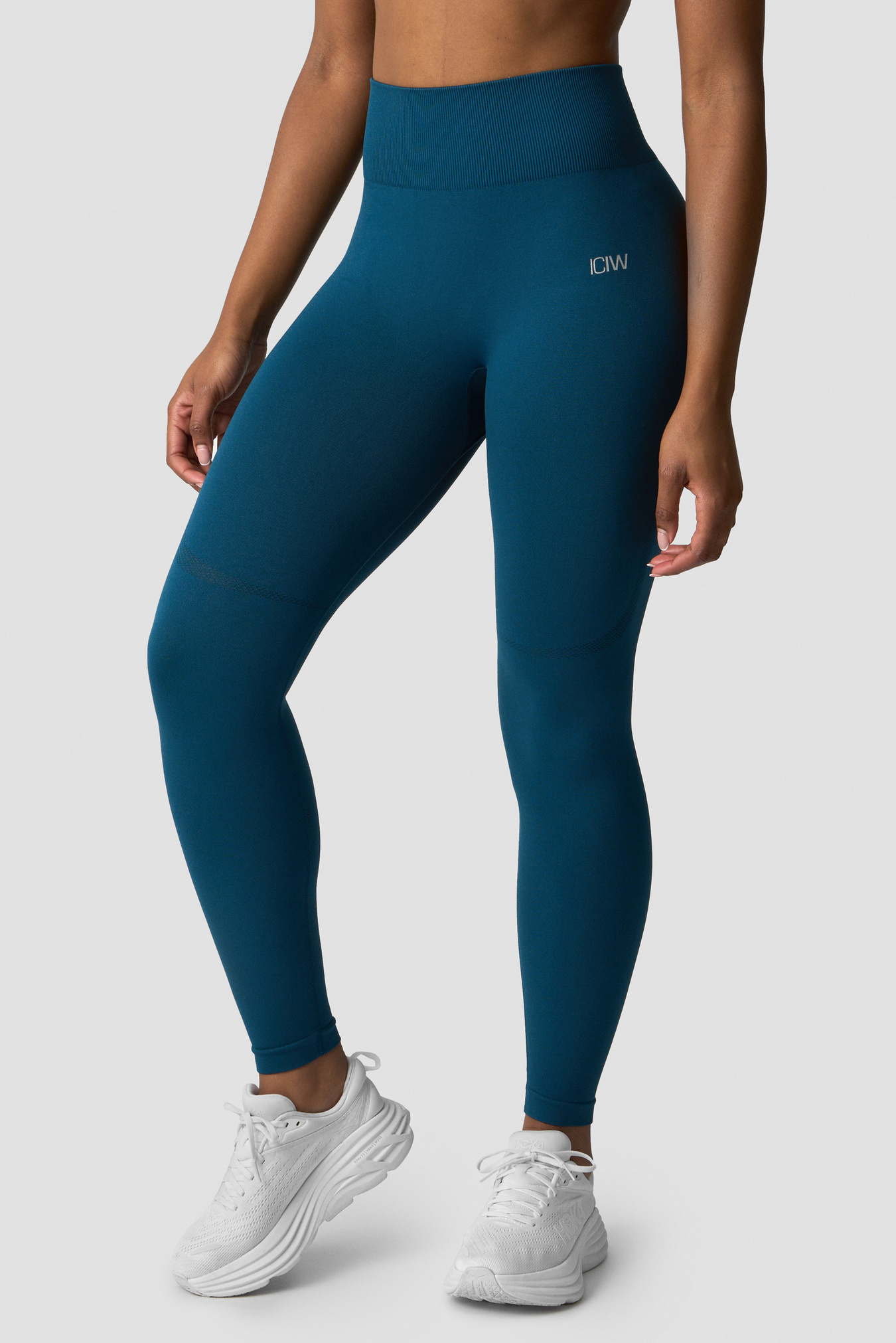 Divine Seamless Tights Wmn Teal Blue - image 3