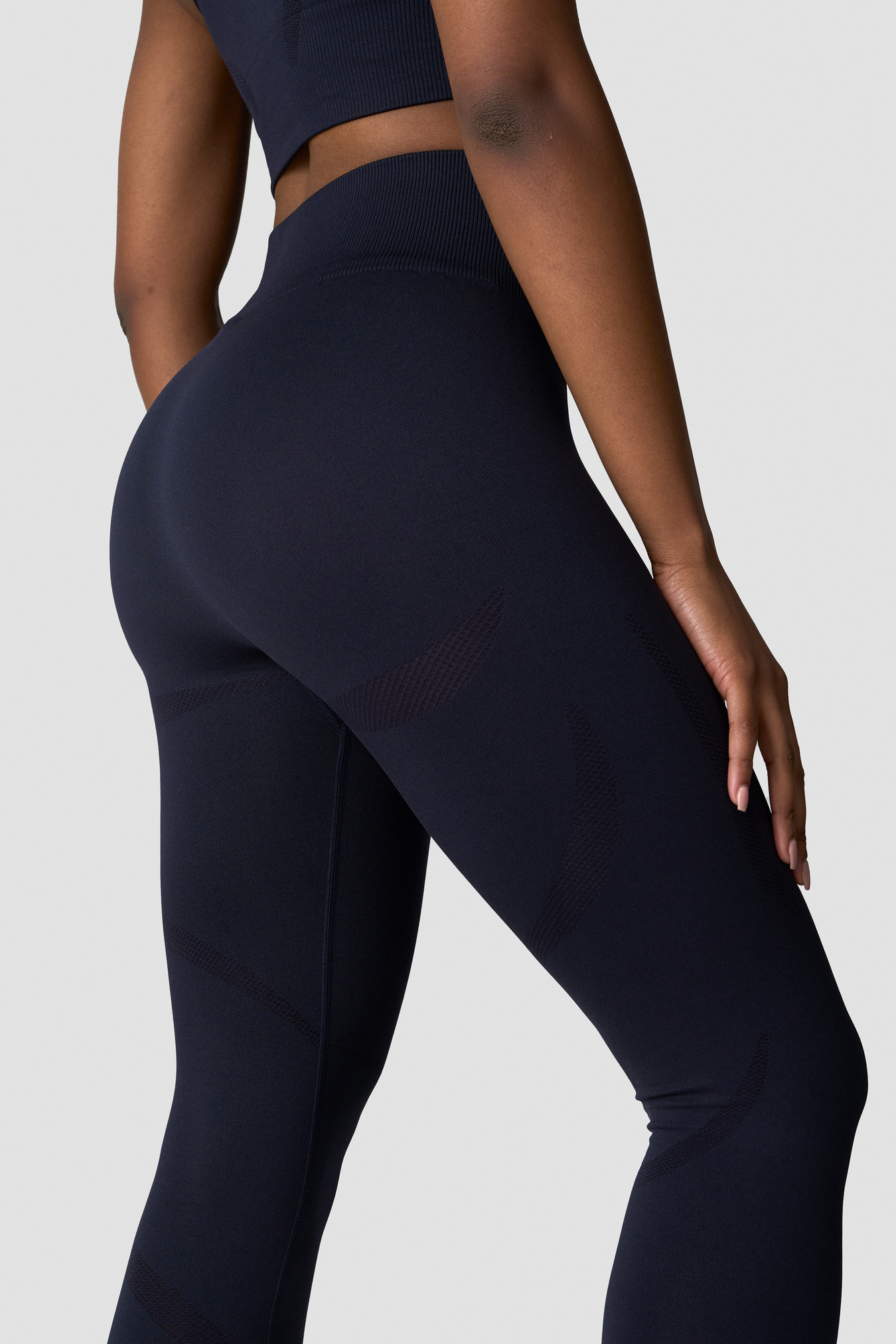 Divine Seamless Tights Wmn Navy - image 2