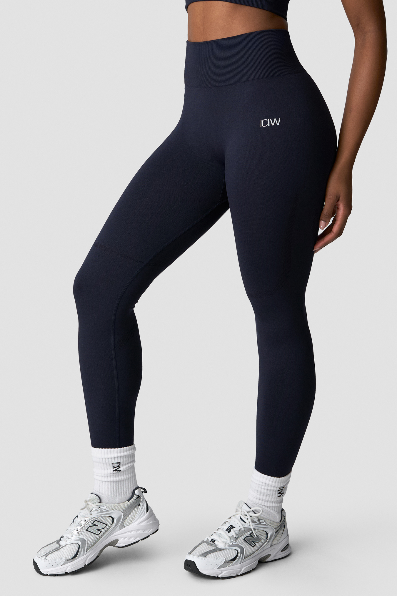 Divine Seamless Tights Wmn Navy - image 1