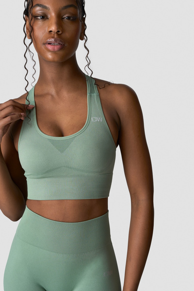 Divine Seamless Sports Bra Light Moss