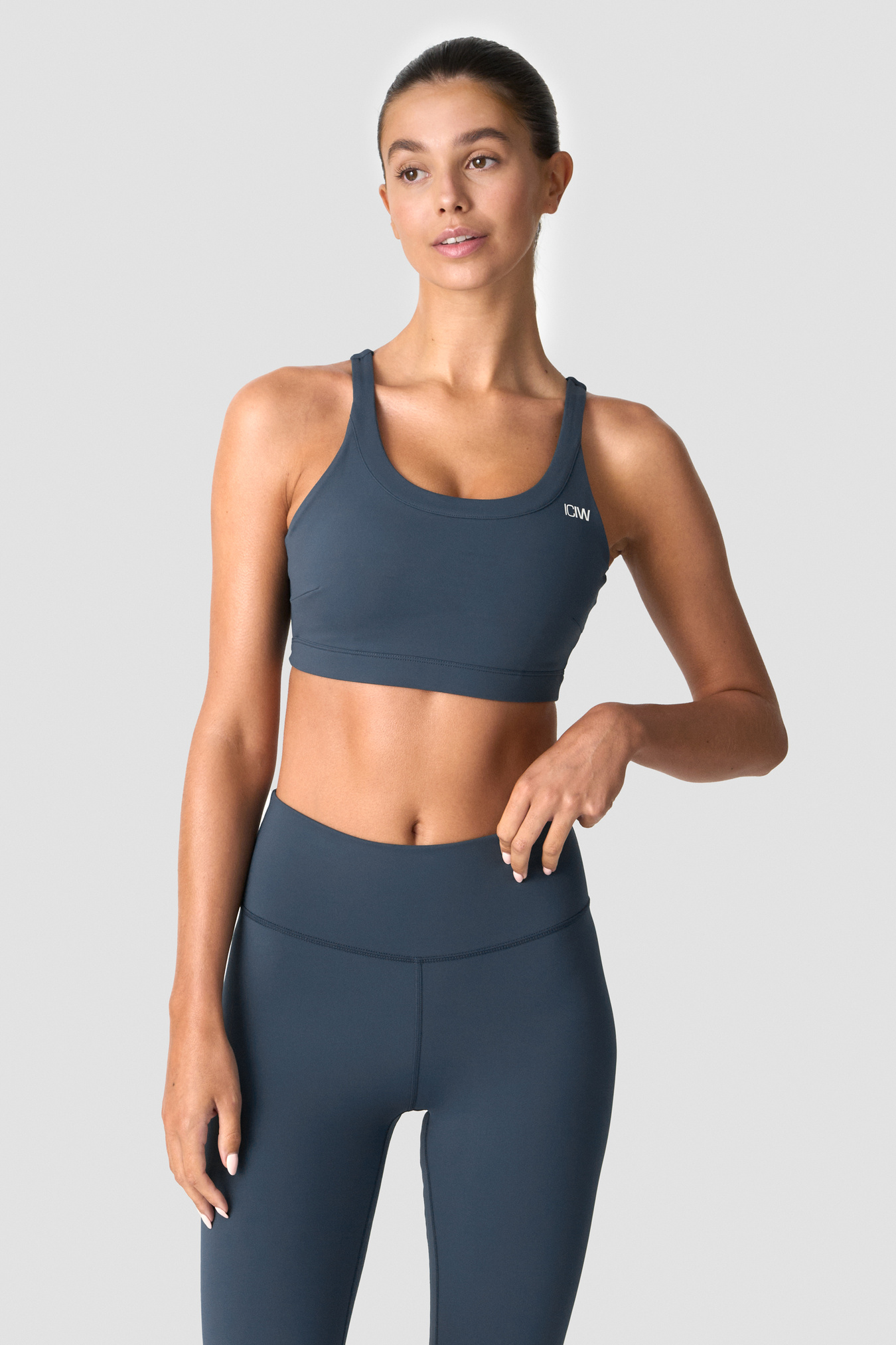 Nimble Sports Bra Dark Dusty Blue - image 4