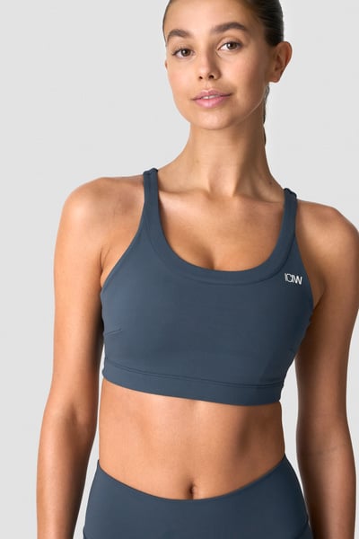 Nimble Sports Bra Dark Dusty Blue - undefined