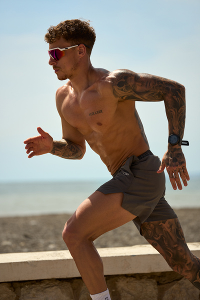 Essential Cardio 5'' Shorts Grey - undefined