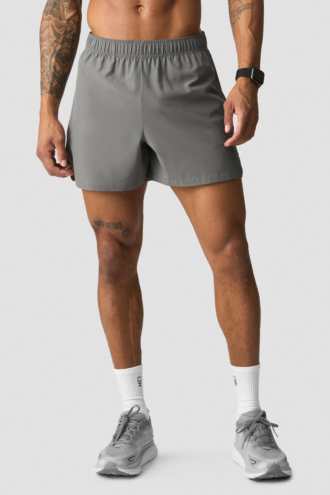Essential Cardio 5'' Shorts Grey - image 2