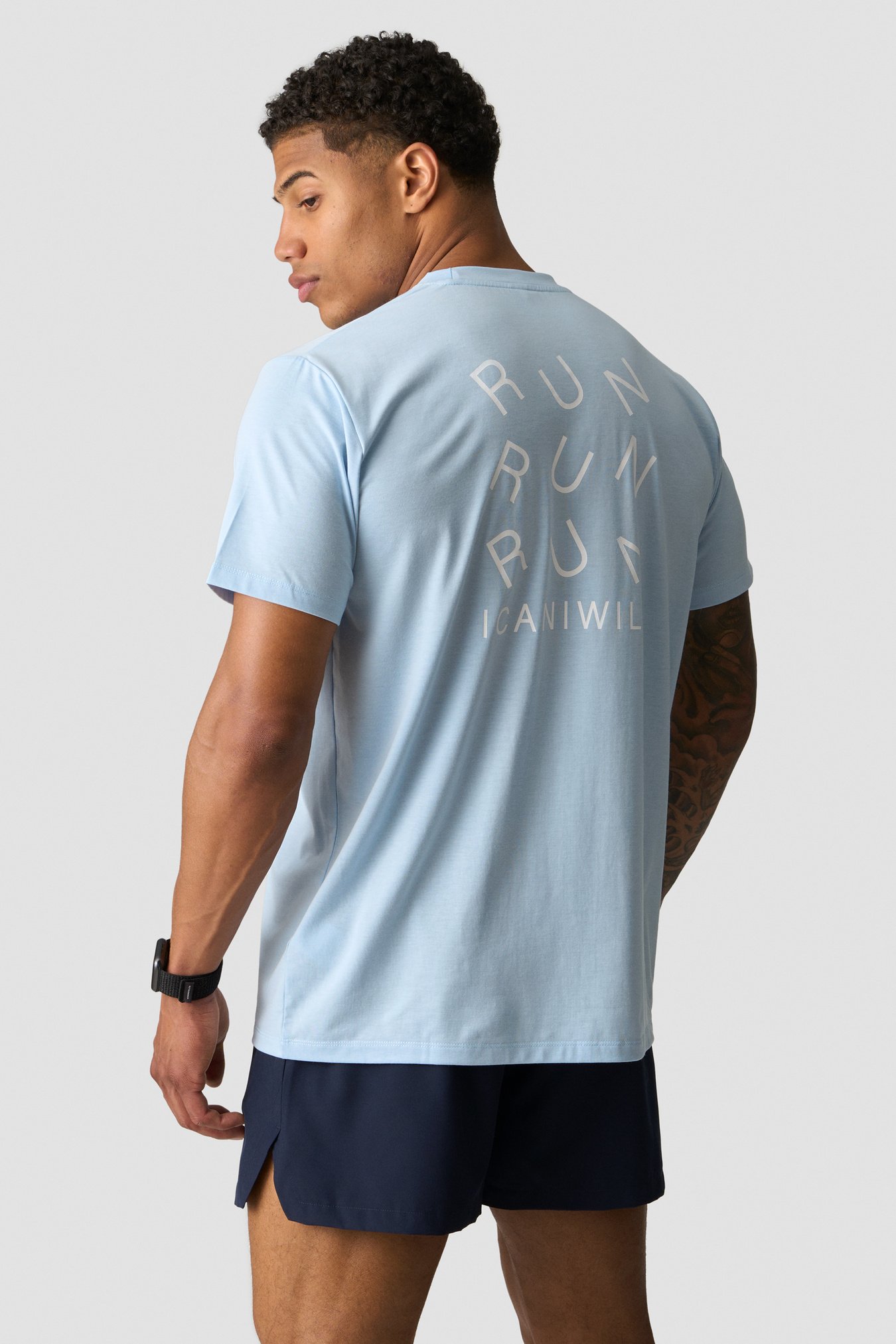 Essential Dri-Release Printed T-Shirt Arctic Blue - image 4