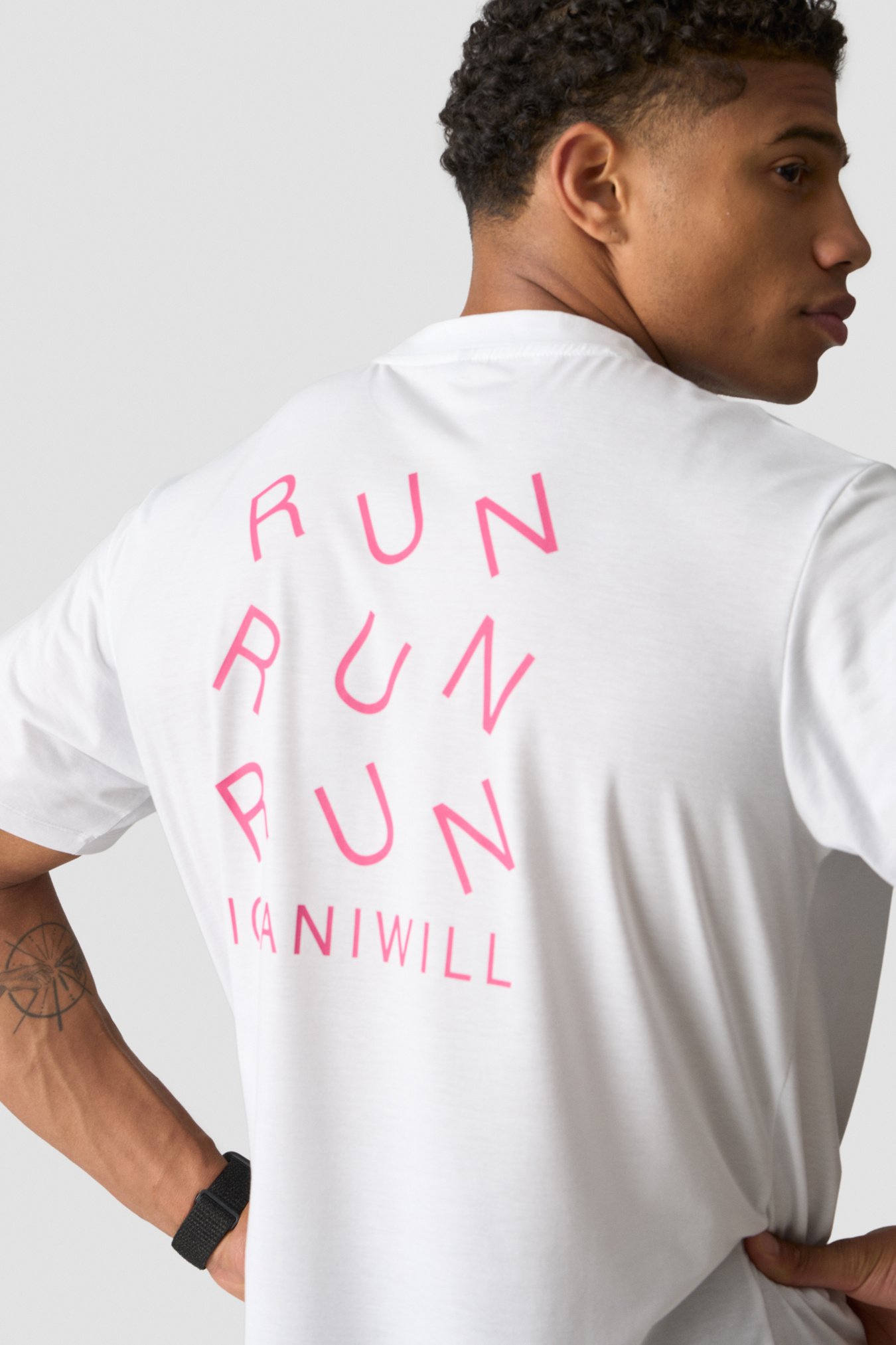 Essential Dri-Release Printed T-Shirt White - image 3