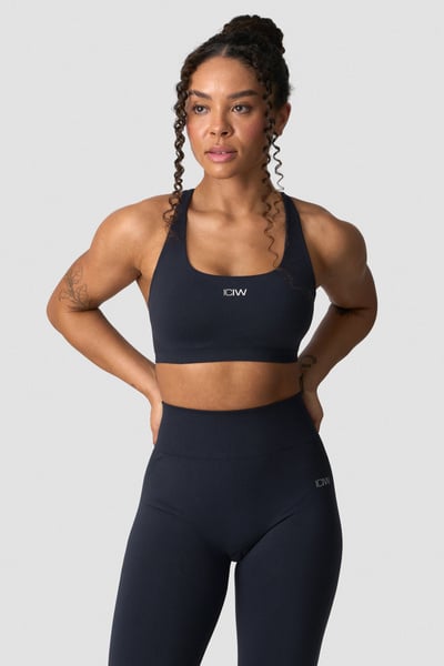 Smooth Seamless Sports Bra Navy - undefined