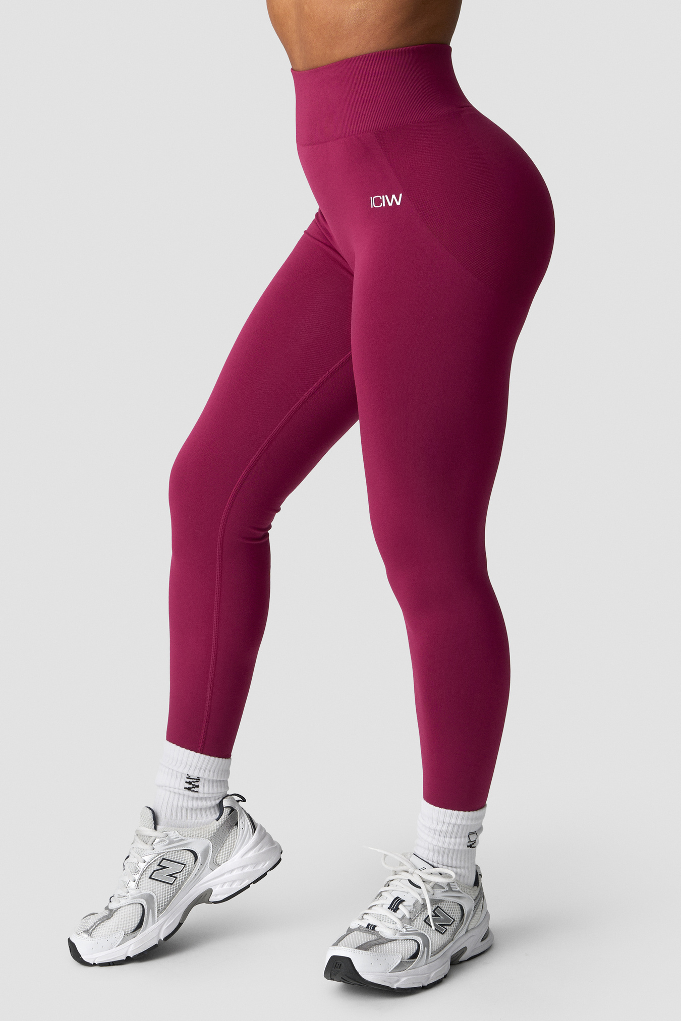 Smooth Seamless Tights Magenta Rose - image 3